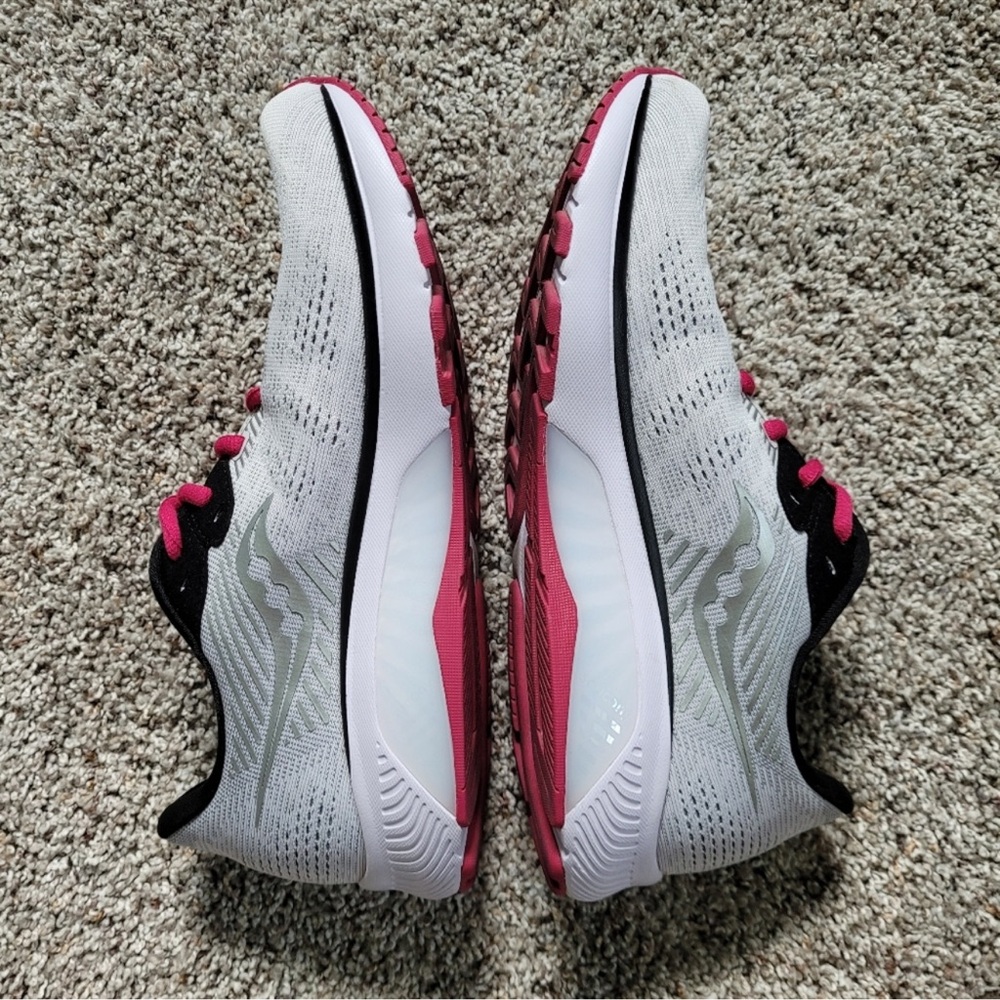 Saucony Guide 14 Alloy/Cherry size 9.5 wide NEW - Picture 6 of 11